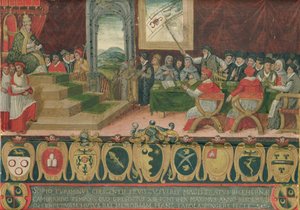 Discusión sobre la reforma del calendario bajo el Papa Gregorio XIII, reemplazado por el calendario gregoriano, Roma, 15 de octubre de 1582